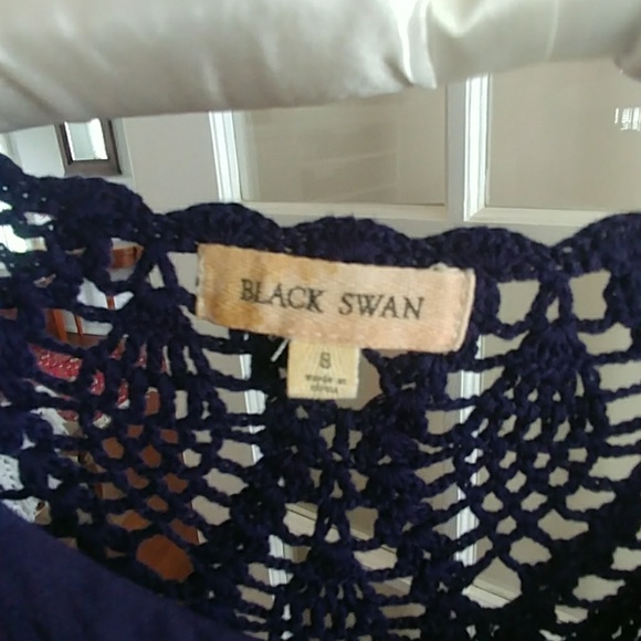 Navy Blue blouse by Black Swan - Picture 2 of 3